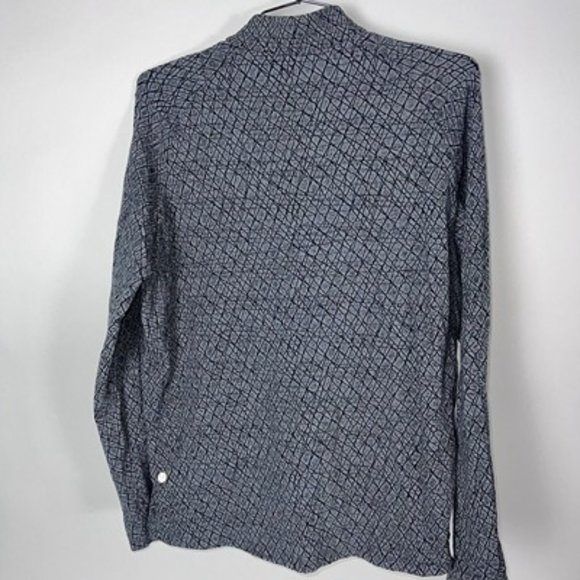 Lululemon Gray Surge Warm Half Zip Long Sleeve  Mock Neck Thumbholes Top Size L - Picture 2 of 11